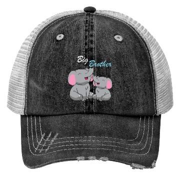Discover Elephants - Big Brother Trucker Hats