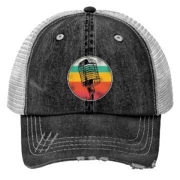 Discover Karaoke Singer Microphone Vocalist Trucker Hats