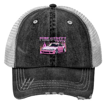 Discover Pink street funky Trucker Hats