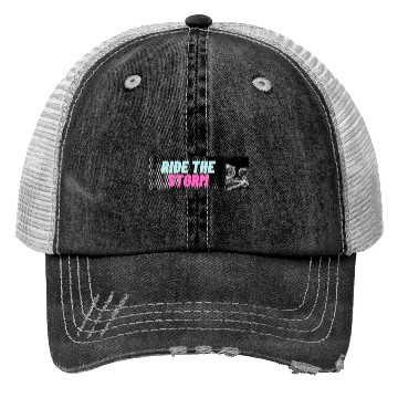 Discover RIDE THE STORM, STUNNING, EPIC AND COOL DESIGNS Trucker Hats