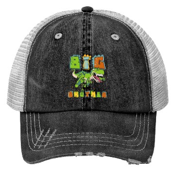 Discover Dinosaur Big Brother Trex Trucker Hats