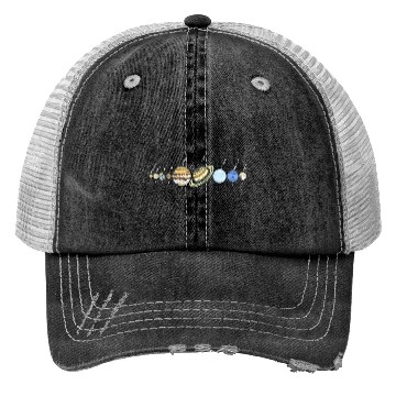 Discover Solar System Astrophysic Planets, Solar System Trucker Hats