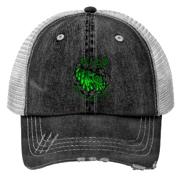 Discover Iron Toxic Neon Wasp Design Trucker Hats