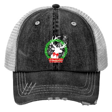 Discover Reindeer Christmas Trucker Hats