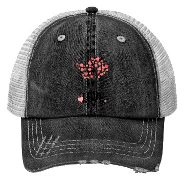 Discover Valentine's Love Tree! Trucker Hats