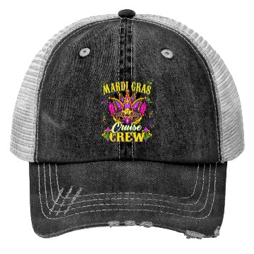 Discover Mardi Gras Cruise Crew Trucker Hats