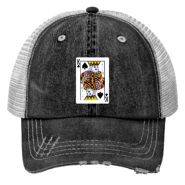Discover King Of Spades Playing Card Trucker Hats