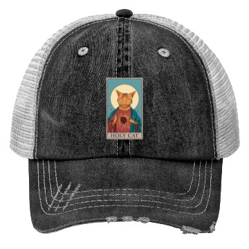 Discover Cat Tarot Design for a Cat Lady or Cat Mom Trucker Hats