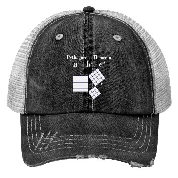 Discover Nerdy Pythagorean Theorem Triangles Math Teacher Trucker Hats