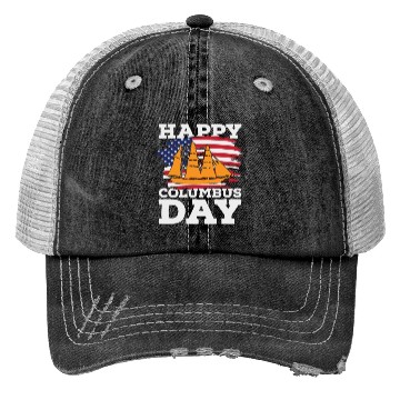Discover Columbus Day 1492 Trucker Hats