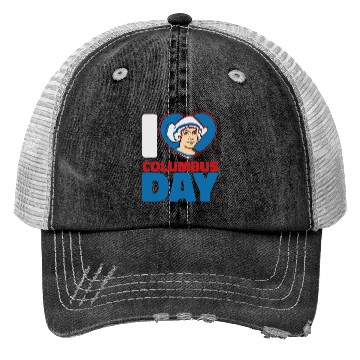 Discover Columbus Day 1492 Trucker Hats