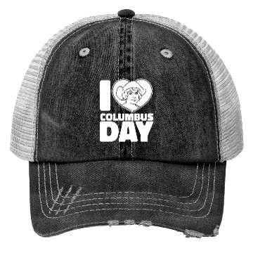 Discover Columbus Day 1492 Trucker Hats