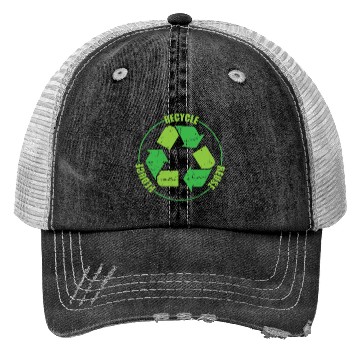 Discover Recycle Nature Environment Planet Earth Trucker Hats