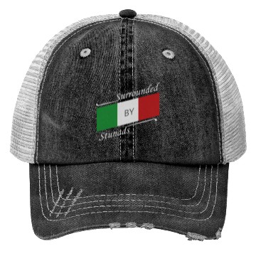Discover Surrounded by stunads Italy Flag Design Trucker Hats