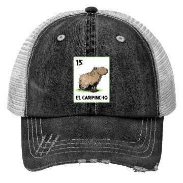 Discover El Carpincho Mexican Capybara Cards Trucker Hats