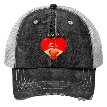 Discover I love you Luke Trucker Hats