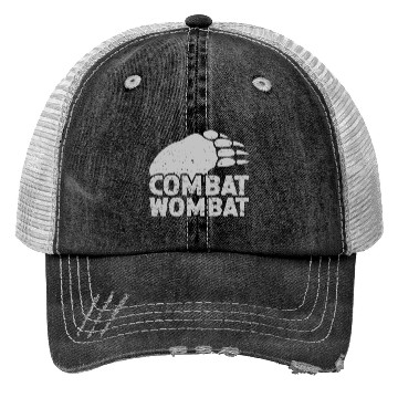 Discover Combat Wombat For A Wombats Lover Trucker Hats