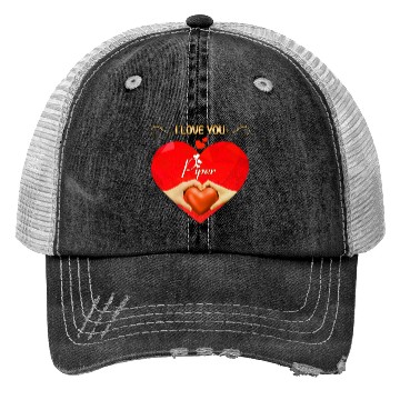 Discover I love you Piper Trucker Hats