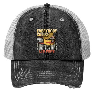 Discover Canned Fish Surströmming Design for Swedish Fish Trucker Hats