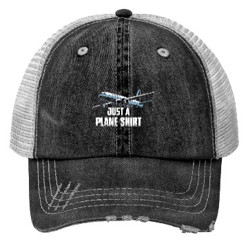 Discover Just A Plane Trucker Hats Airline Pilot Aviation