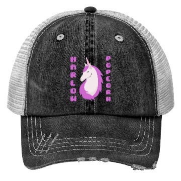 Discover Harlow And Popcorn Merch Popcorn The Pony Trucker Hats