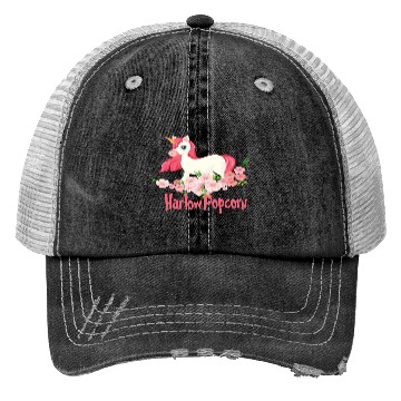 Discover Harlow And Popcorn Merch Popcorn The Pony Trucker Hats