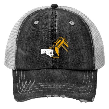 Discover Excavator Friends Construction Site Lover Trucker Hats
