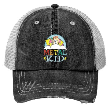 Discover Guitar Metal Kid Music Rock Dab Unicorn Kawaii Trucker Hats
