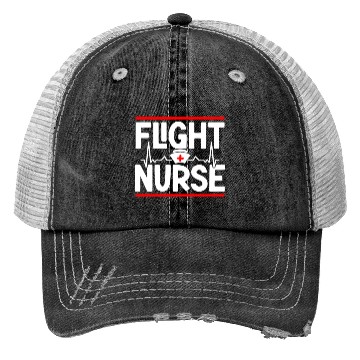 Discover Flight Nurse Medic Job Team Trucker Hats