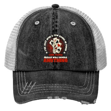 Discover Poker Casino Poker Player Gambling Roulette Gift Trucker Hats