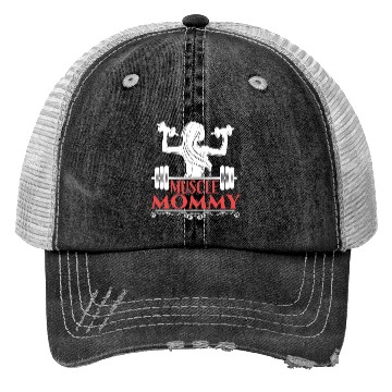 Discover Muscle Mommy fitness saying Trucker Hats