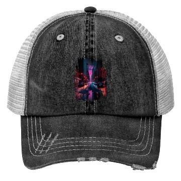 Discover New York Vaporwave Aesthetic Retro Style Love NY Trucker Hats