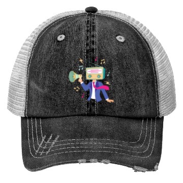 Discover radiohead - funny Trucker Hats