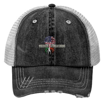 Discover American Grown Irish Roots Design Ireland Patricks Trucker Hats