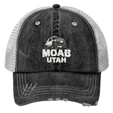 Discover Moab Utah - racer Trucker Hats