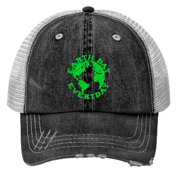 Discover Earth Day Everyday Artitistic Design Save The Plan Trucker Hats