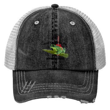 Discover Meet me under the missile toad – mistletoe pun Trucker Hats