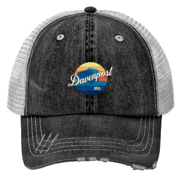 Discover Davenport - Iowa Trucker Hats