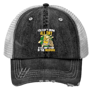 Discover st.patricks, drinking, irish, four, leaf, clover, Trucker Hats