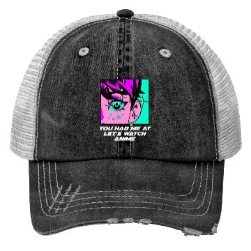 Discover Had Me at Lets Watch Anime Couples Japanese Lovers Trucker Hats