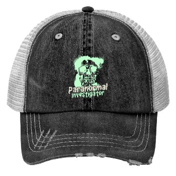 Discover Ghost Hunting Paranormal Investigator Trucker Hats