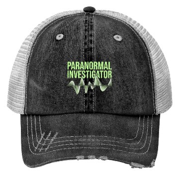 Discover Ghost Hunting Paranormal Investigator Trucker Hats