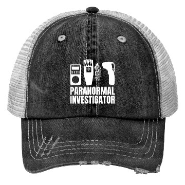 Discover Ghost Hunting Paranormal Investigator Trucker Hats