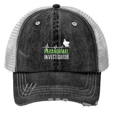 Discover Ghost Hunting Paranormal Investigator Trucker Hats