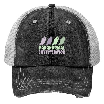Discover Ghost Hunting Paranormal Investigator Trucker Hats