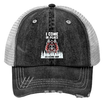 Discover Alien Galaxy Lover I Come In Peace Or Maybe Not Trucker Hats
