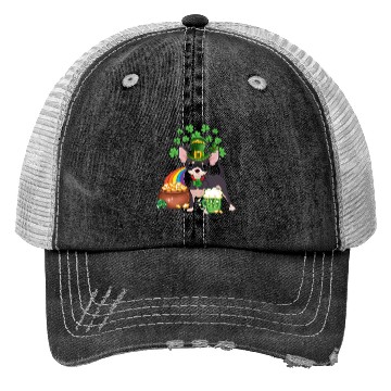 Discover ST Patricks Day Chihuahua Dog Irish Trucker Hats