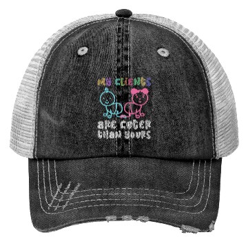 Discover My Clients Are Cuter Than Yours - Newborn Trucker Hats