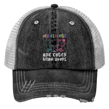 Discover My Clients Are Cuter Than Yours - Newborn Trucker Hats