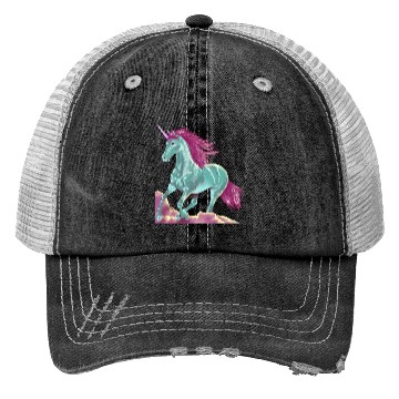 Discover UNICORN IN THE CLOUDS Trucker Hats